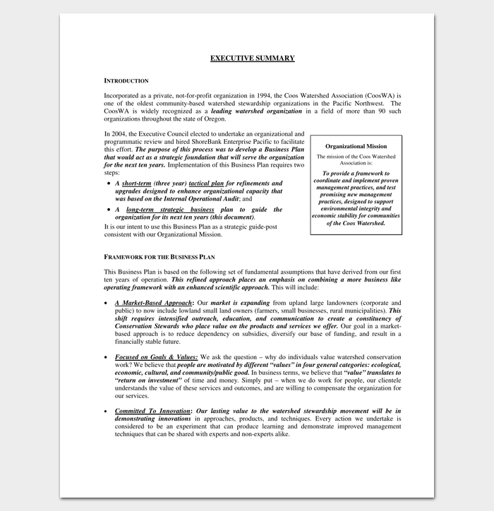 Strategic Business Plan Outline (PDF)